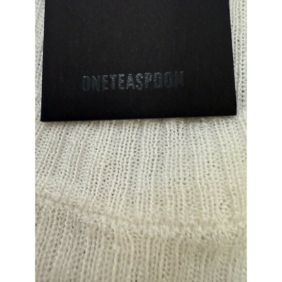 One Teaspoon Off White Amity Rib Knit Layering‎ Top S - Picture 8 of 15